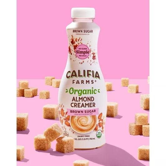 Califia Farms Organic Brown Sugar Almond Creamer, 25.4 oz