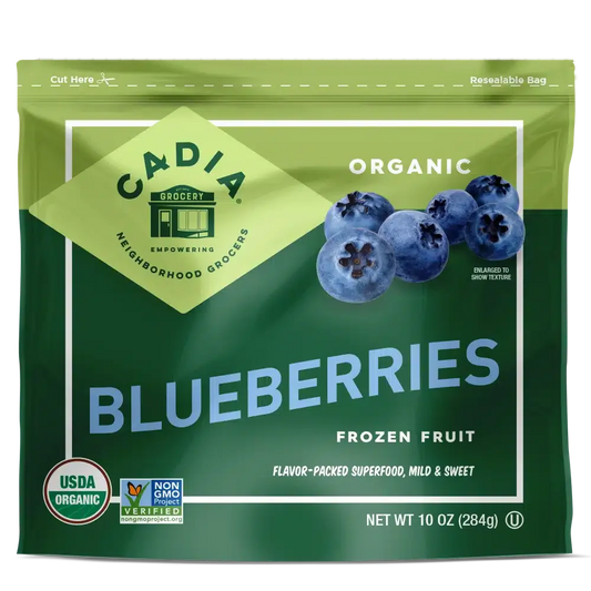 Cadia Everyday Organic Frozen Blueberries, 10 oz