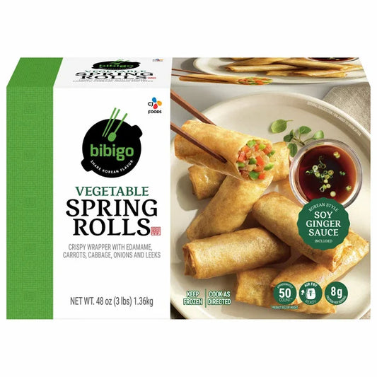 Bibigo Vegetable Spring Rolls, 50 ct