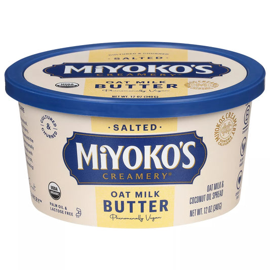 Miyoko's Creamery Salted Oat Milk Butter, 12 oz