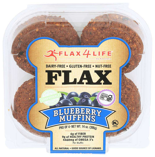 Flax 4 Life Muffins Wild Blueberry, 14 oz