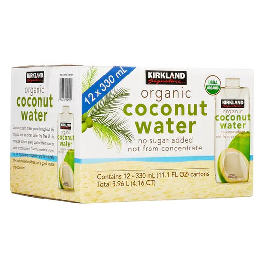 Kirkland Signature Organic Coconut Water 12 ct, 11.1 oz
