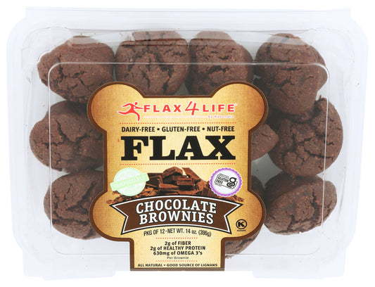 Flax 4 Life Chocolate Brownies, 14 oz