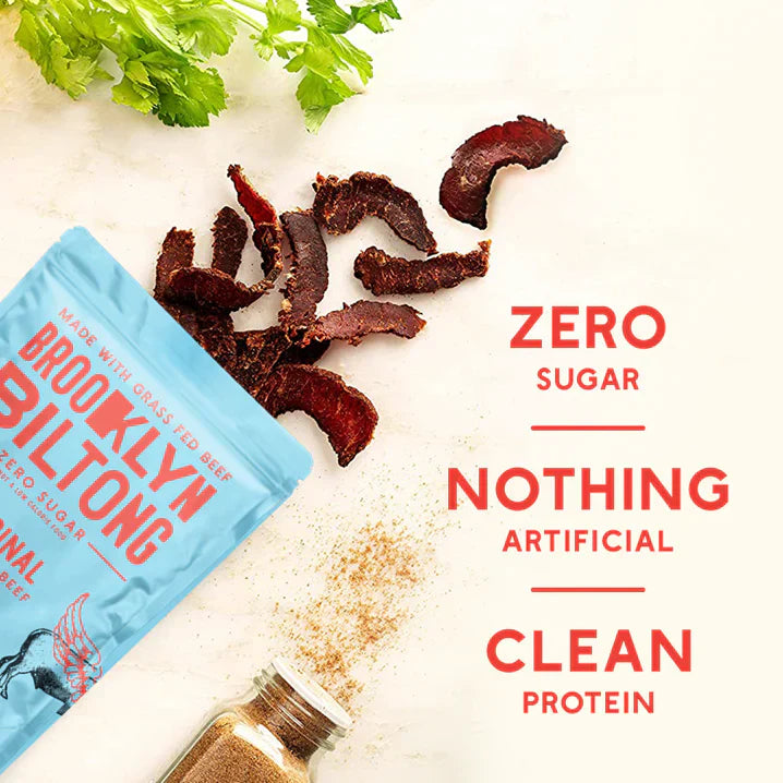 2oz Original Grass Fed Biltong Tender Jerky