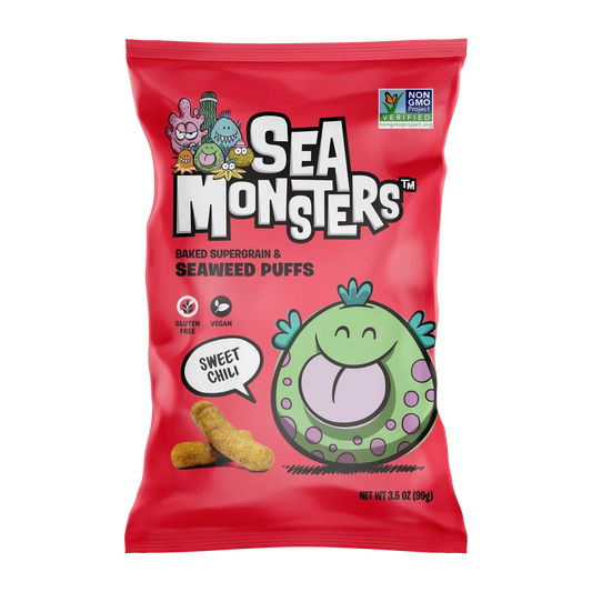 Sea Monsters - Seaweed Puff Sweet Chili - 3.5 oz