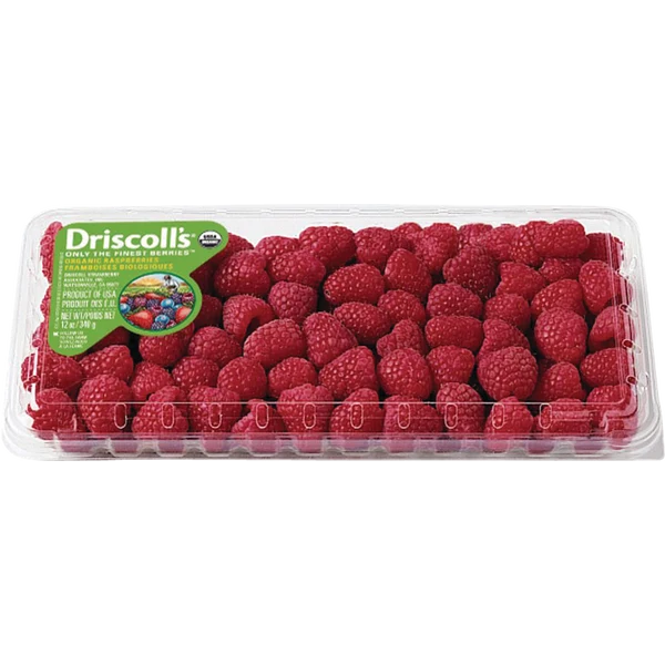 Raspberries, 12 oz