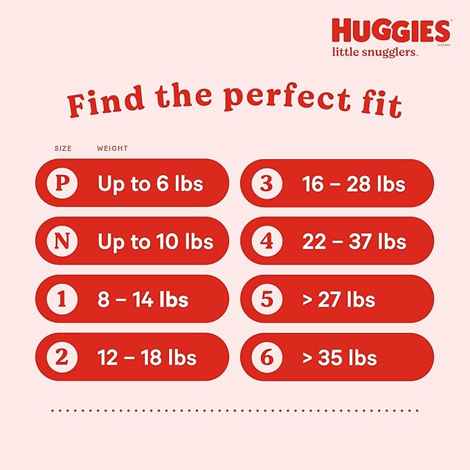Huggies Diapers Size N, 76 Count