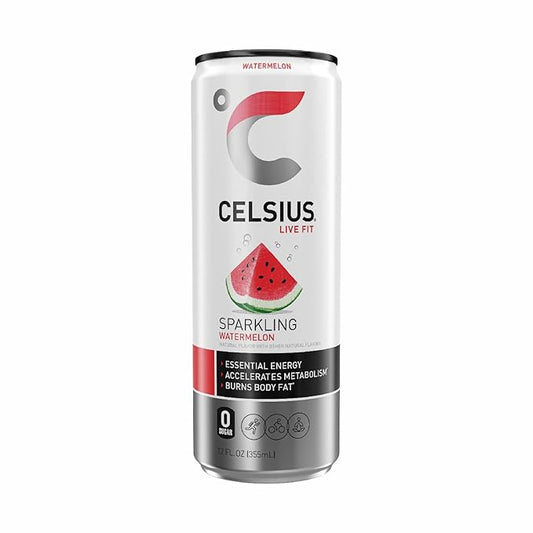 Celsius Sparkling Watermelon, 12 oz