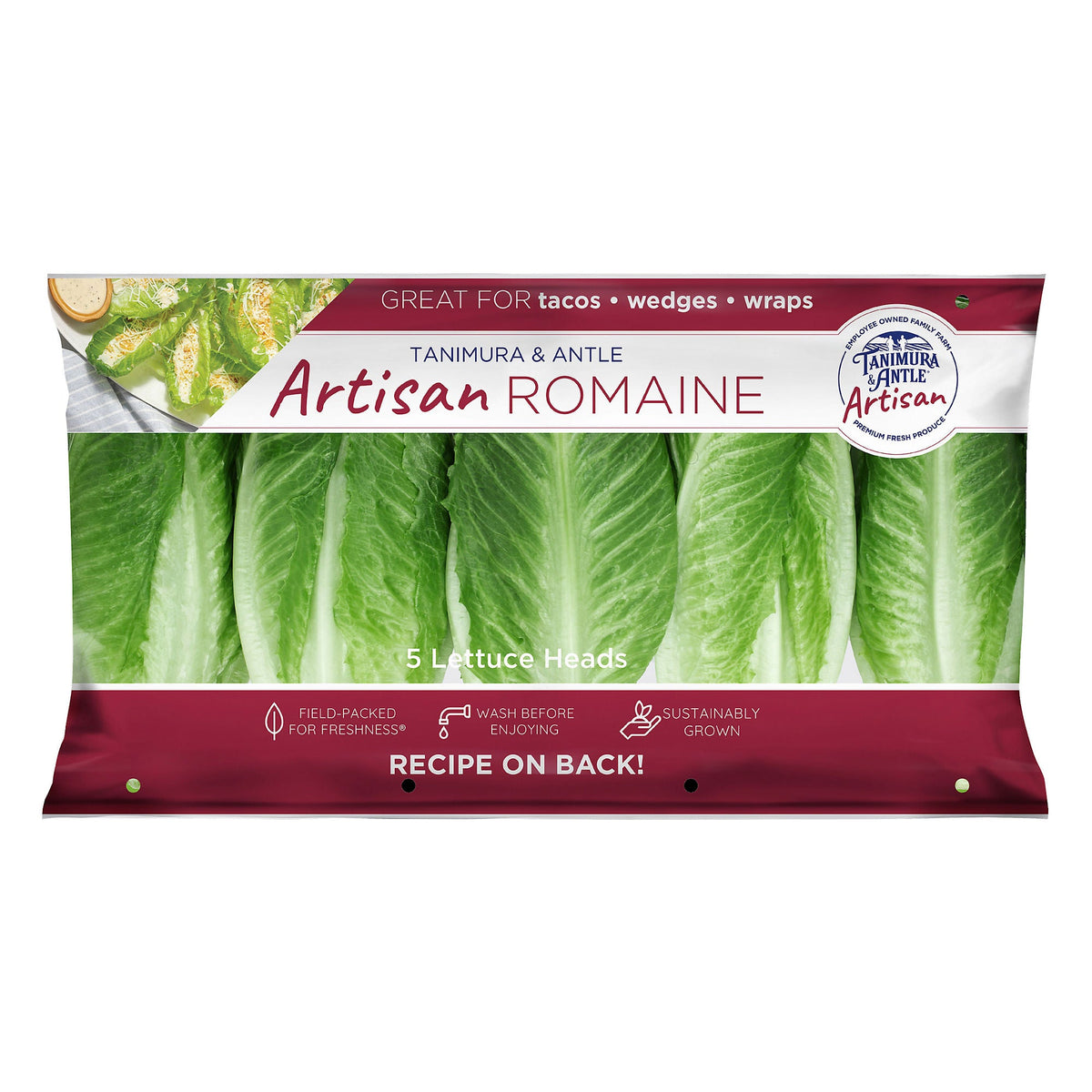 Artisan Romaine Hearts, 5-count