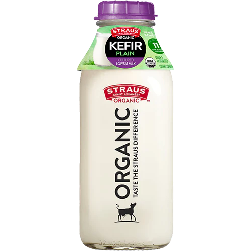 Straus Organic Lowfat Plain Kefir, 32 oz