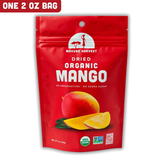 Mavuno Harvest Dried Organic Mango, 2 oz