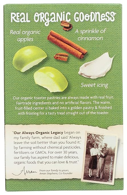 Nature's Path Organic Frosted 'Granny's Apple Pie' Toaster Pastries, 11 oz