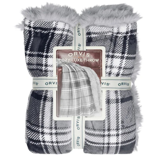 Orvis Cozy Luxe Throw, Gray
