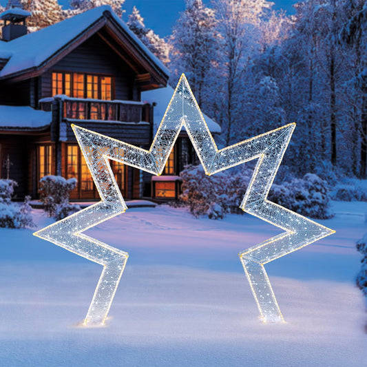 9.5' Star Arch with LED Twinkle Lights*