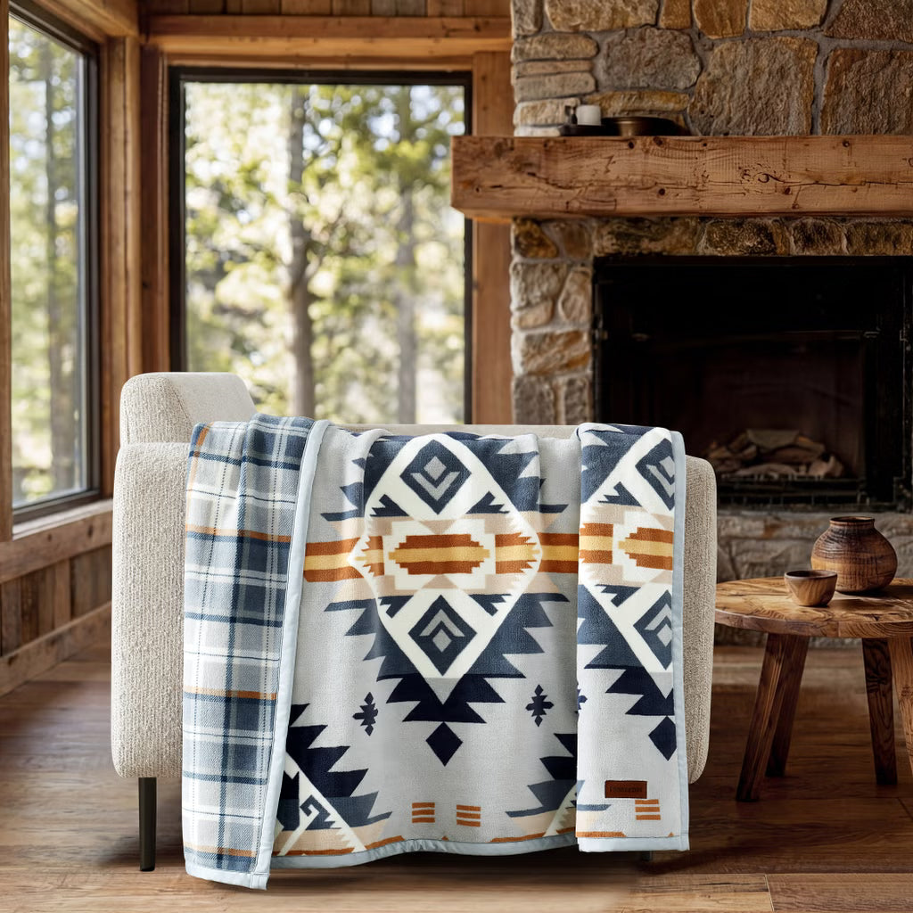 Pendleton Reversible Plush Throw (multiple colors)