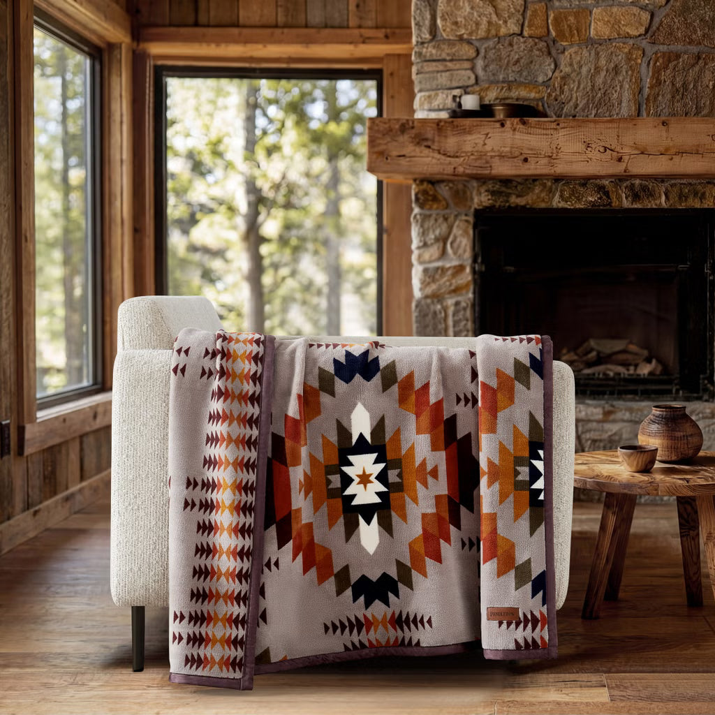 Pendleton Reversible Plush Throw (multiple colors)