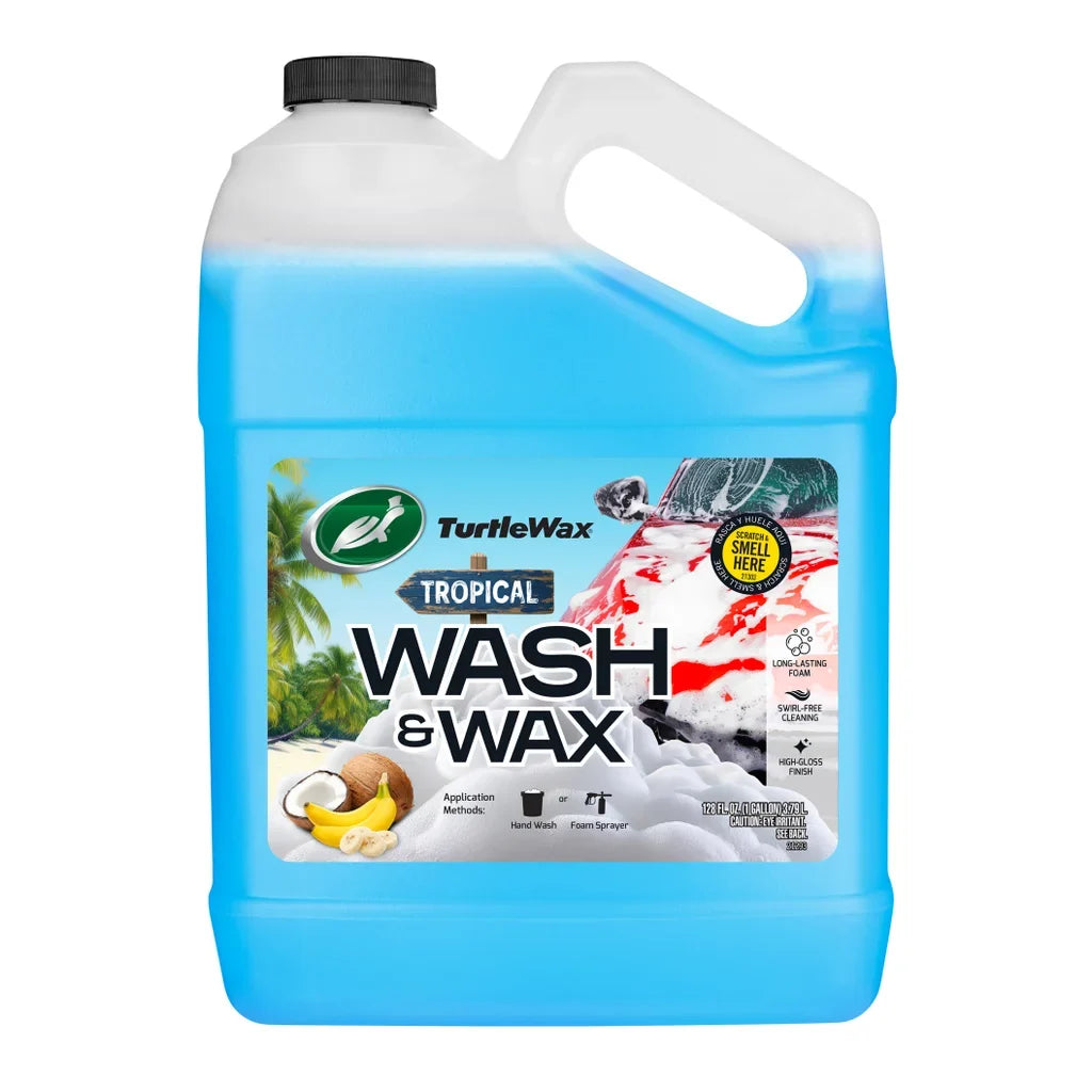 Turtle Wax Wash & Wax, Coconut Banana Scent (128 oz)