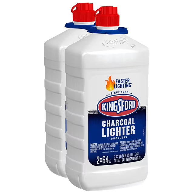 Kingsford Odorless Charcoal Lighter Fluid, 64 fl. oz., 2 pk.