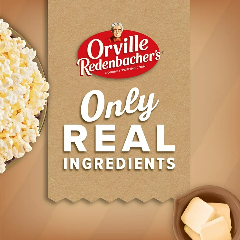 Orville Redenbacher's Naturals Simply Salted Popcorn, Microwave Popcorn, 3.29 Oz, 12 Ct