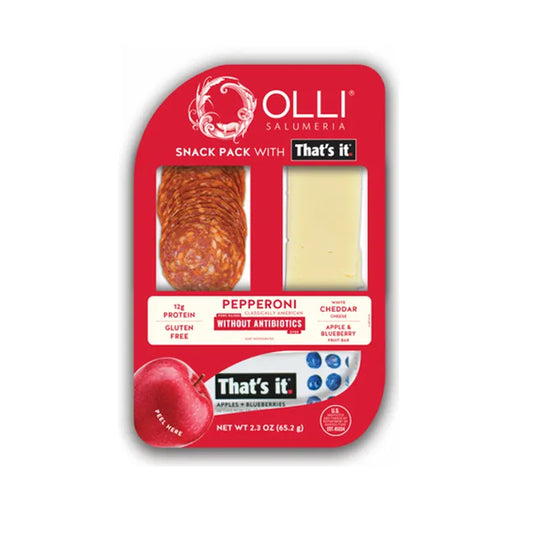 Olli Salumeria Pepperoni w/ White Cheddar Snack Pack, 2.3 oz