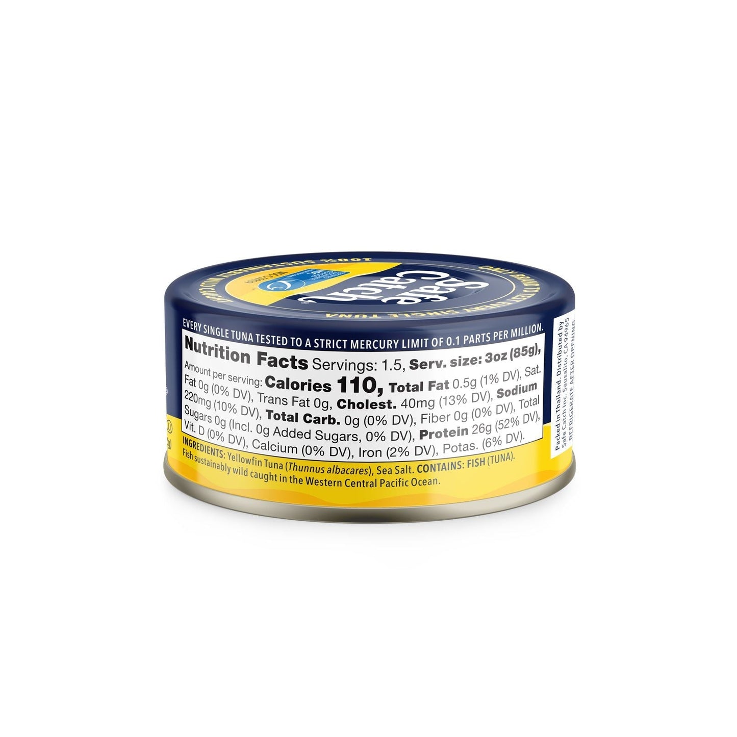 Safe Catch Ahi Wild Yellowfin Tuna 15oz 3 Pack