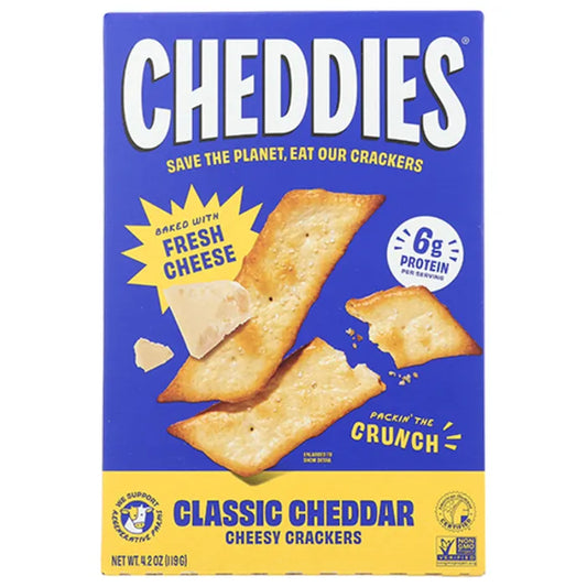 Cheddies Classic Cheddar Cheesy Crackers, 4.2 oz