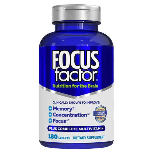 Focus Factor Brain Nutrition & Multivitamin, 180 Tablets
