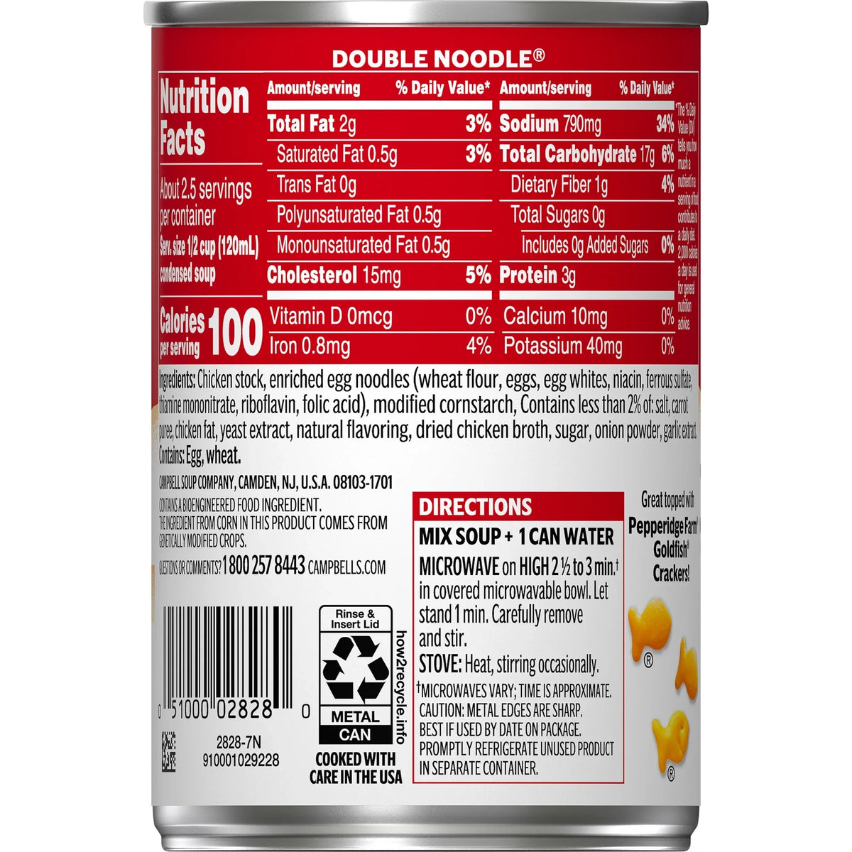 Campbell's Condensed Kids Soup Double Noodle Soup, 10.5 oz