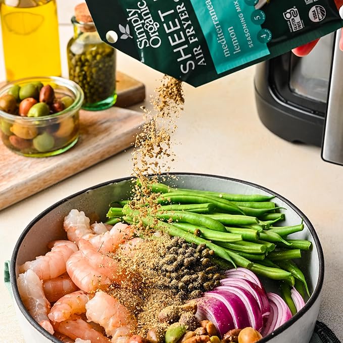 Simply Organic Mediterranean Lime Seasoning Mix, 0.85 oz