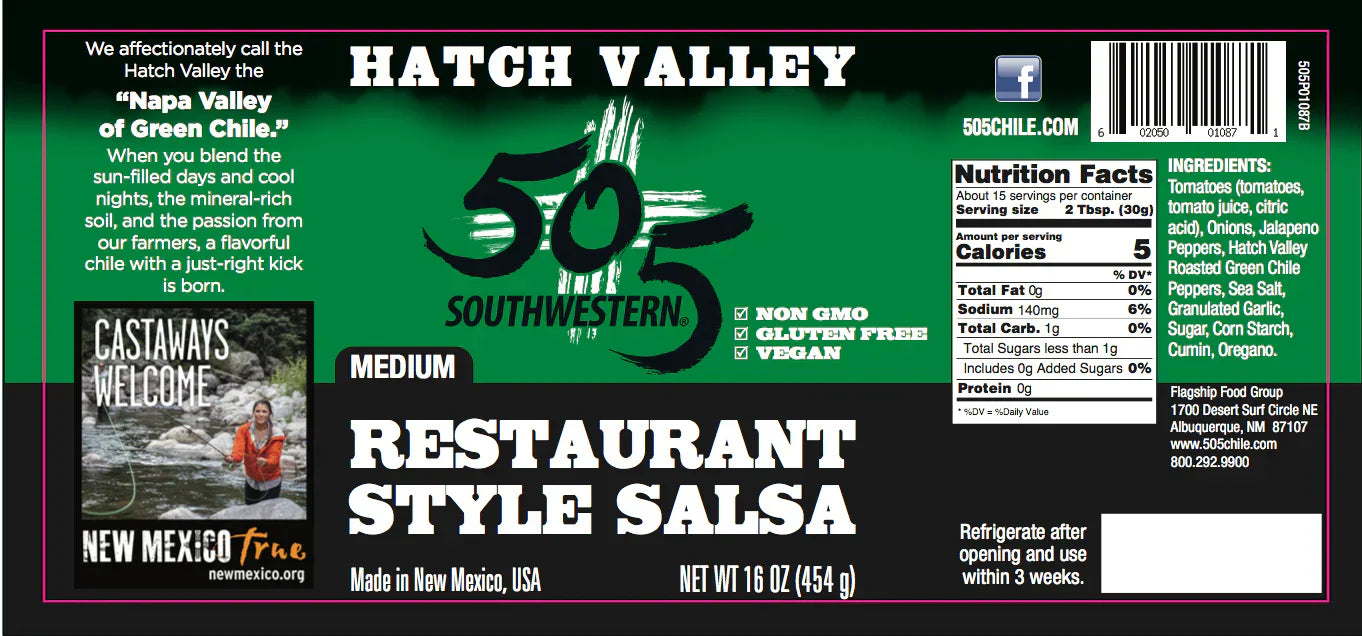 505 Southwestern Medium Restaurant Style Salsa 16 oz