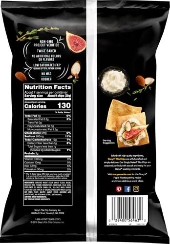 Stacy's Simply Naked Pita Chips, 7.33 Ounce