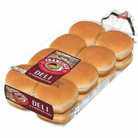 Francisco Deli Hamburger Buns, 16 ct
