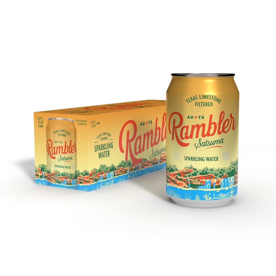 Rambler Sparkling Satsuma Water 8pc