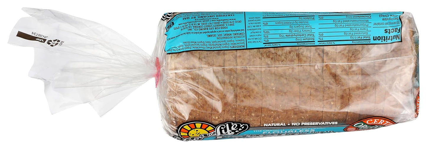 Food For Life Organic Ezekiel 4:9 Sprouted Bread, Low Sodium, 24 oz
