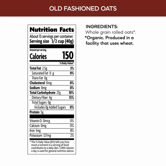 Natures Path, Oatmeal Old Fashioned Org - 18OZ