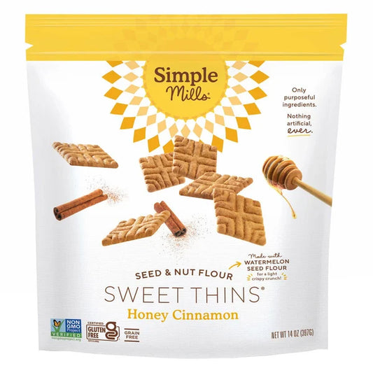 Simple Mills Honey Cinnamon Sweet Thins, 14 oz