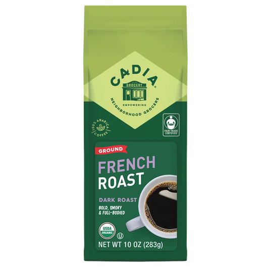 Cadia Organic French Roast Coffee, 10 oz