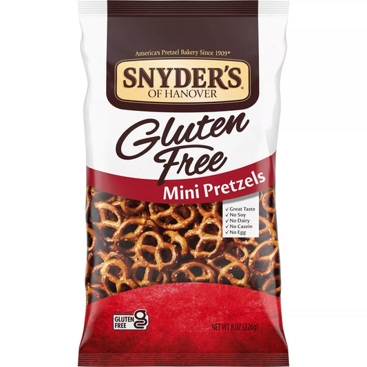 Snyder's of Hanover Gluten Free Mini Pretzel, 8 oz