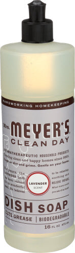 Mrs. Meyer's Clean Day Lavender Scent Liquid Dish Soap, 16 oz