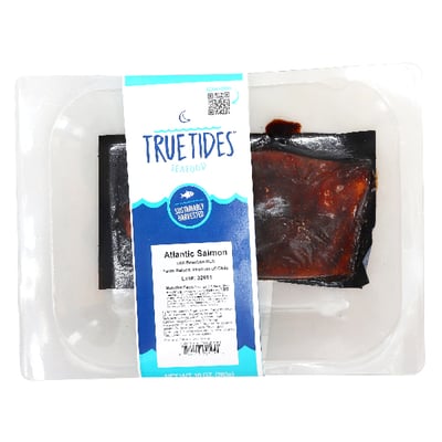 True Tides Atlantic Salmon with Bourbon Seasoned Rub (10 ounces)