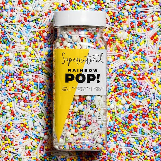 Supernatural Rainbow Pop! All-Natural Sprinkles