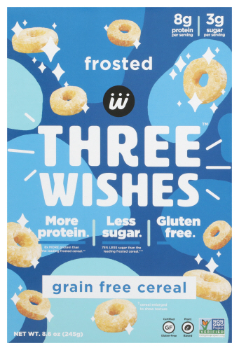 Three Wishes Cereal - Vanilla Frosted 8.6oz