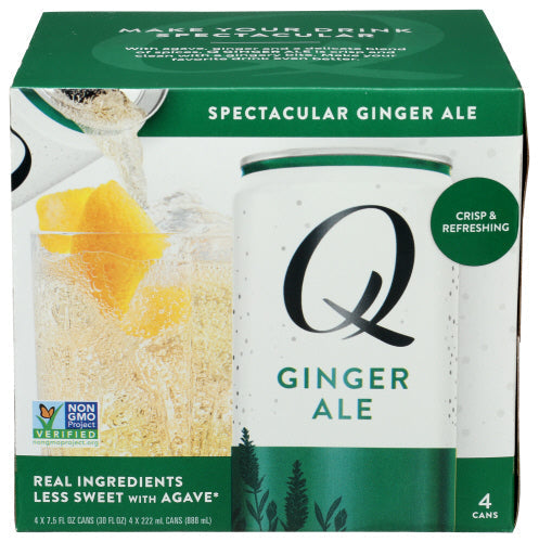 Q Tonic Ginger Ale 4pk 7.5 FL oz.