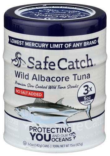 Safe No Salt Wild Catch Albacore Tuna 15oz