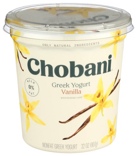 Chobani® Greek Yogurt Nonfat Vanilla, 32 oz