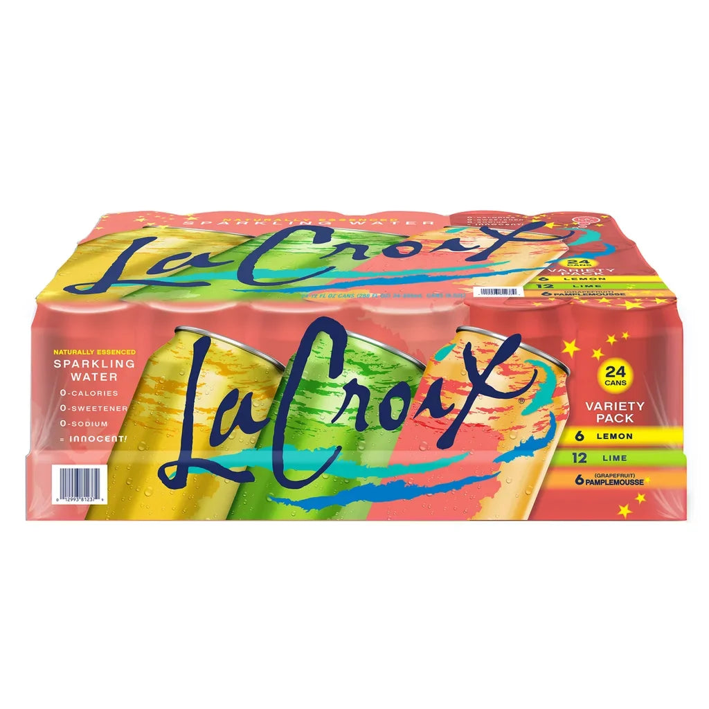LaCroix Sparkling Water Variety Pack, 24 Count