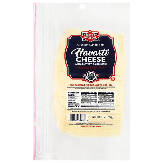 Dietz & Watson Cheese Havarti - 8 Oz