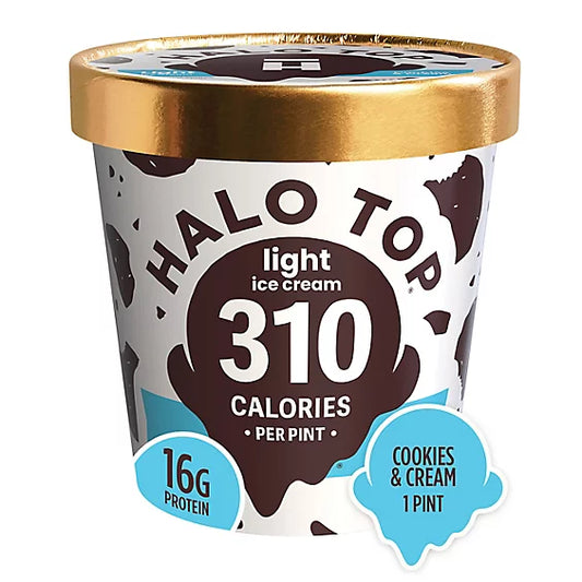 Halo Top Cookies & Cream, 16 oz