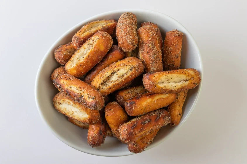 OMG! Pretzels Lemon Pepper Seasoned Sourdough Pretzel Nuggets