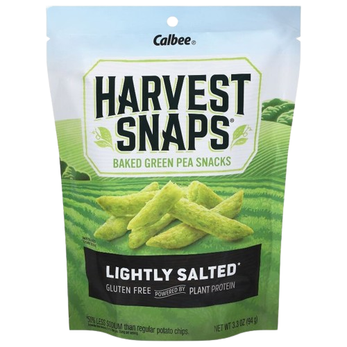 Harvest Snaps Baked Green Pea Snacks Lightly Salted 3.3oz